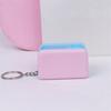 Interactive LED Keyring For Evening Key Finding And Finger Exercise Shatterproof Plastic Construction Keychain