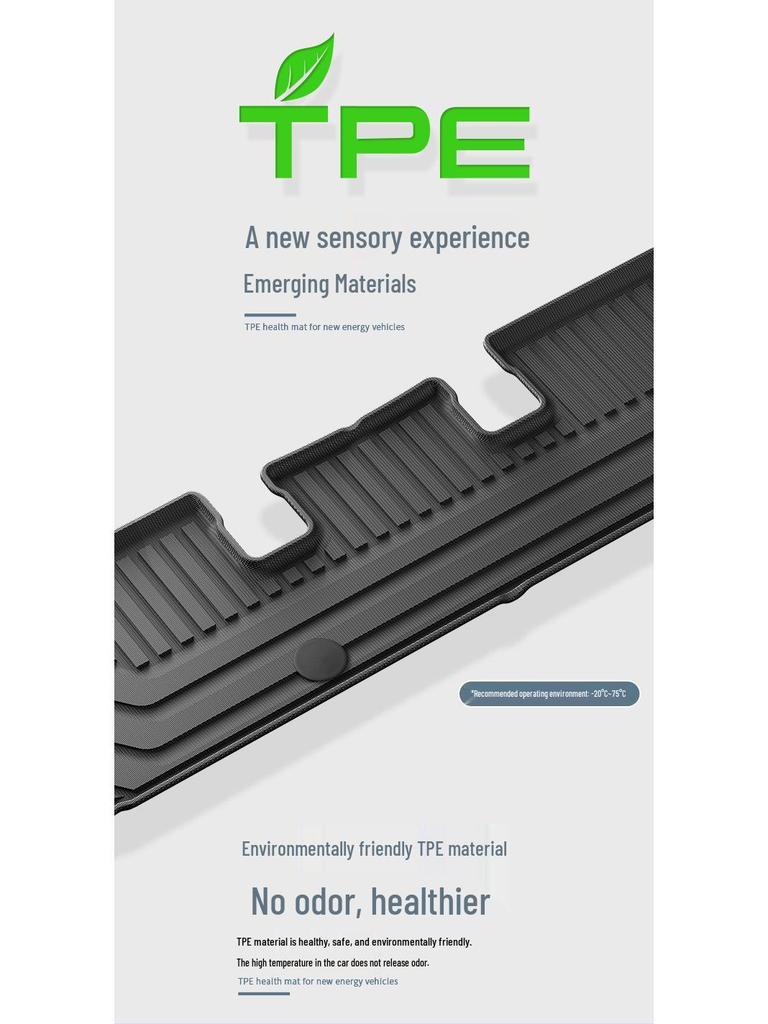 Custom All-TPE Floor, Trunk, and Seat Back Mats for 24 Nissan Land Cruiser Models