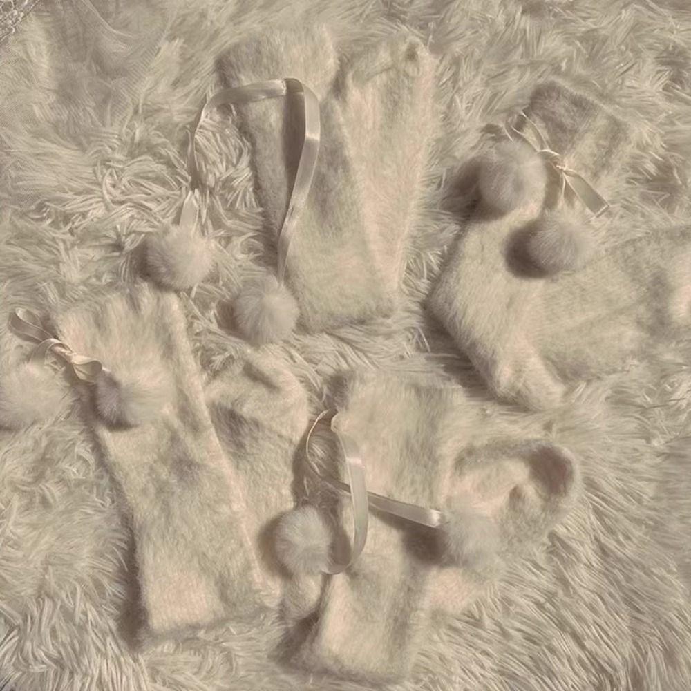 Plush Balls Plush Socks Soft Sleeping Socks Women Fashion Thicken Warm Socks  Fall Winter