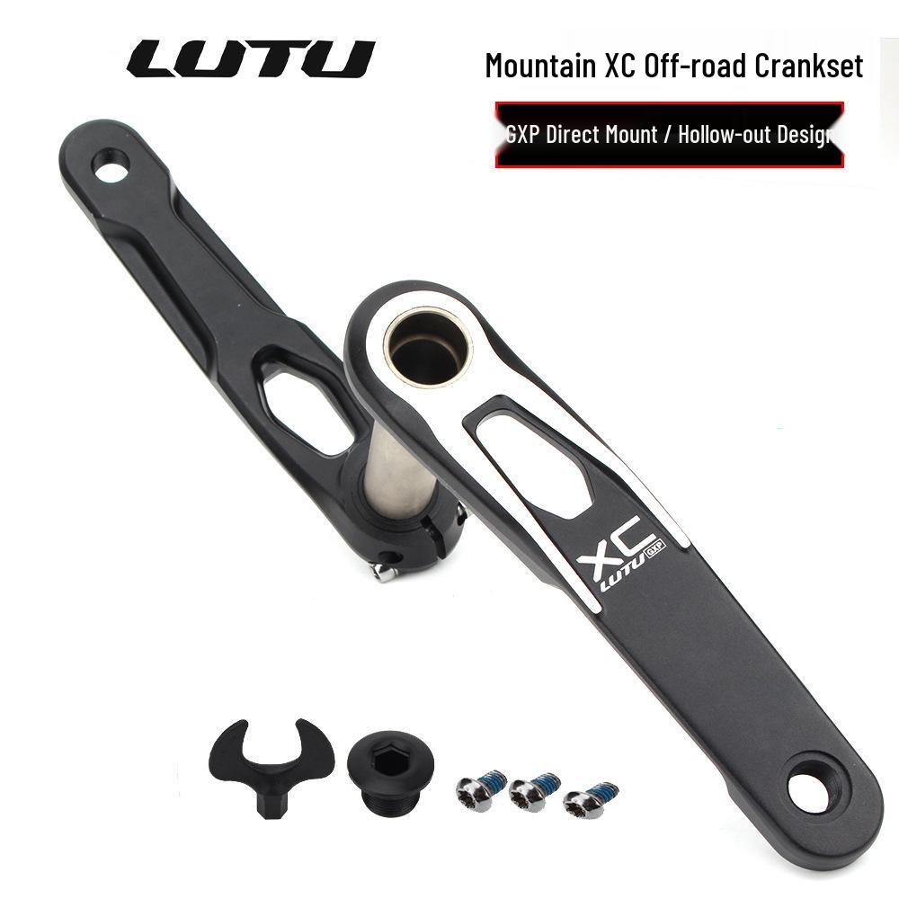 LUTU GXP Mountain Bike Crankset: Hollow Integrated 11/10/12-Speed AM/XC Single Chainring.
