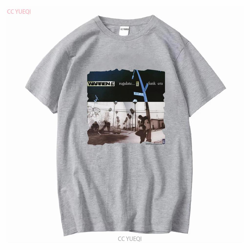 Vintage Warren G Regulate Funk Era 1994 Rapové tričko Velké Černé Opotřebované Vzácné dlouhý nebo krátký rukáv vintage Mírně vyprané