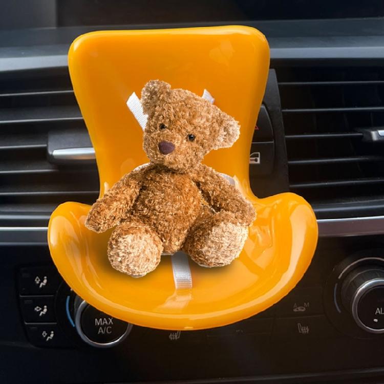 Decorative ABS Car Seat Holder For 10-17cm Dolls Safe Travel Display Ornament Gift Display Stand