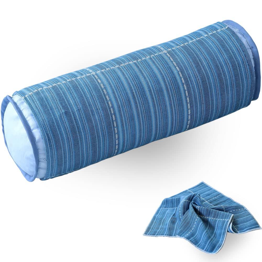 

Cervical Stretch Neck Made in Authentic Tennenya Bonus Straight Smartphone Mikawa Cotton Cervical Spine Stretching Pillow Pillow, Pillow, Pillow, синий