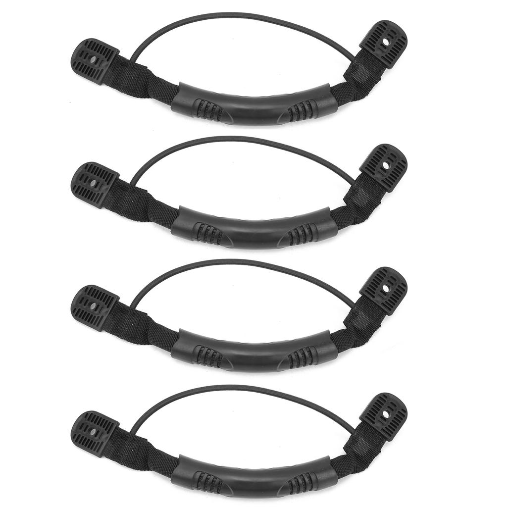 Canoeing Plastic Nylon Webbing Handle with Screw Fixed Button Set for Canoe Dugout