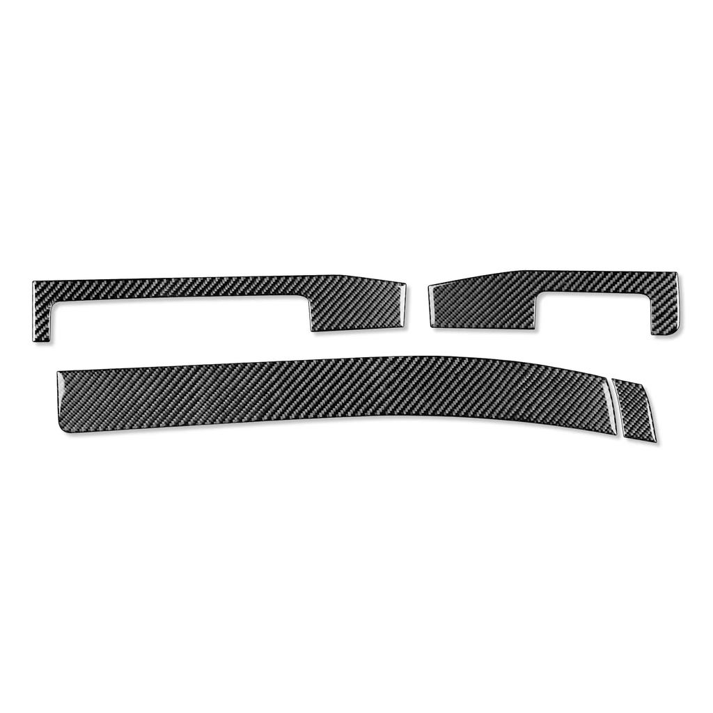 For BMW E46 1998-2005 Carbon Fiber Trument Central Center Panel Trim Strip Car Interior Accessories Decorative Stickers