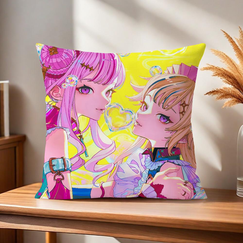 h-HIMEHINA Cushion Cover Comfortable Soft Pillow Case for Sofa Living Room Home Office Band Decor and Protective Covers