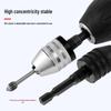 Hex Handle 3-Jaw Mini Chuck 0.3-8.0mm Drill Conversion Tool for Electric Grinder
