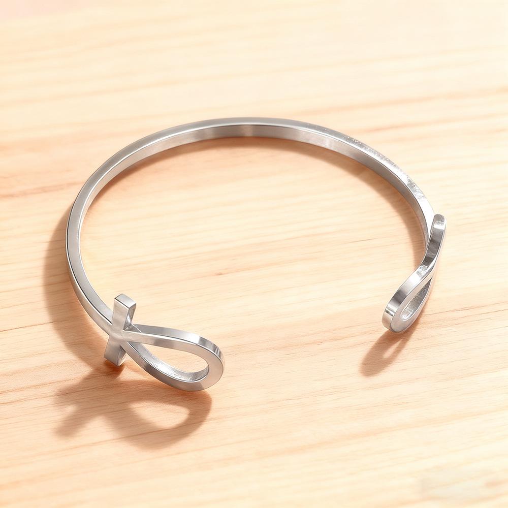 JYL TS Bracelet Men s Titanium Steel Bangle-Endures Prosperity & Blocks Negative Auras ZJ15721 сангрия