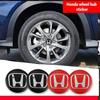 For Honda AccoCar Styling Wheel Center Stickers Auto Hub Cap Emblem Badge  For Honda Civic Fit Jazz Accord Pilot CRV Odyssey Passport City Shu