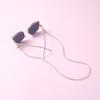 Fashion Nonslip White Pearl Beads Alloy Eyeglass Chain for Glasses Accessories