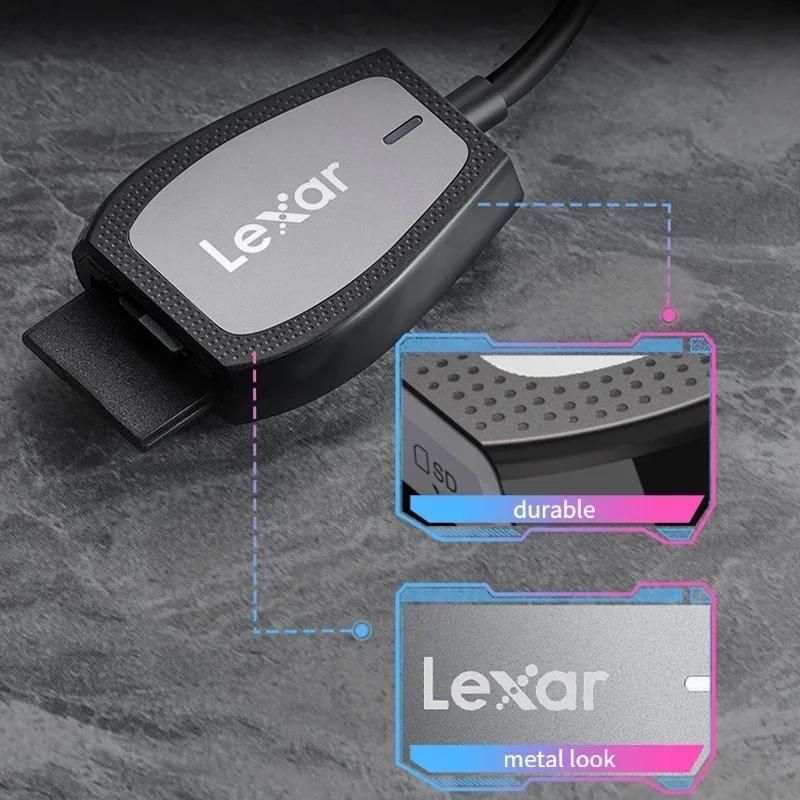 Lexar Card Reader Original Micro USB 3.2 Type C To SD Micro SD TF Adapter Accessories OTG Cardreader Smart Memory SD Card Reader Dual-Slot Reader