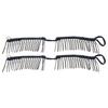 2pcs Banana Hair Clips Fashionable Stretchy Vintage Clincher Comb Tool for Women Thick Wavy Curly Hair