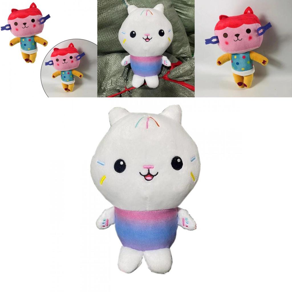 Adorable Gabby Dollhouse Plush Toy Mercat Cartoon Stuffed Animal Mermaid Cat Plushie Doll