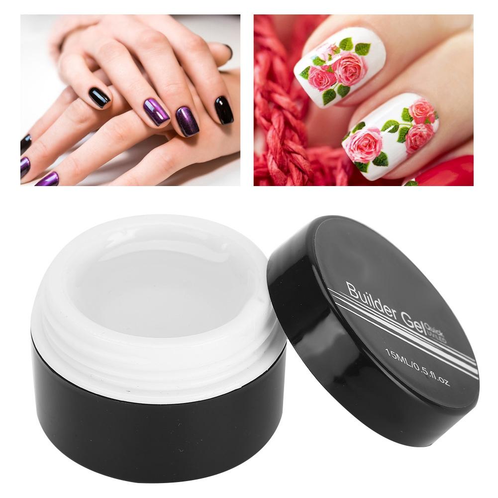 Nail Extension Gel Adhesive Glue Fake Nail Tips UV Gel Builder 21