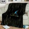 D Egyptian Pharaoh Hieroglyphics Throw Blanket Soft Cozy for Home Bedroom Sofa Travel Picnic Office Cover