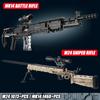 Military Gun MK14 Battle Rifle Army M24 Sniper Rifle Model Building Blocks Set Weapon Bricks Kits Toys For Children Boys Gifts
