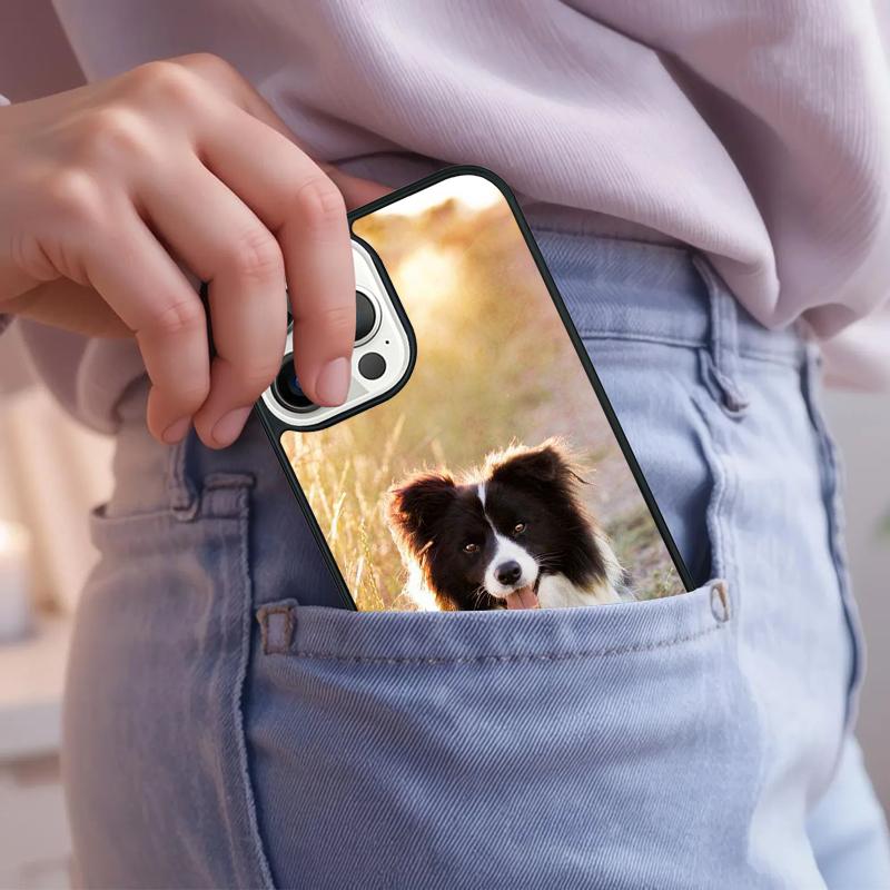 Border Collie Dog Phone Case For iPhone 17 Air 15 16e 14 13 Pro Max Coque 12 11 Pro Max PLUS cover