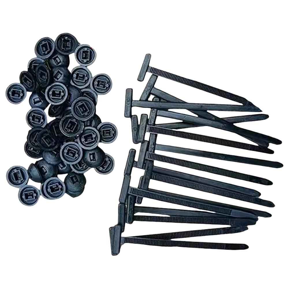 100/50Pcs Nylon Cable Zip Ties Heavy Duty Small Zip Ties 90X20MM Self Locking Tie Straps Fastening Ring Zip Wraps Strap Tie