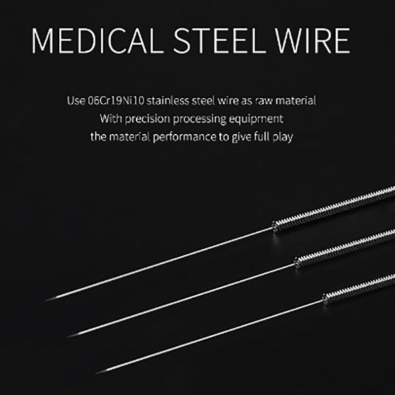 Zhongyan Taihe 100 Pcs Acupuncture Needle With Tube Acupuncture Disposable Sterile Beauty 1 Box Massage Sterilze Needle