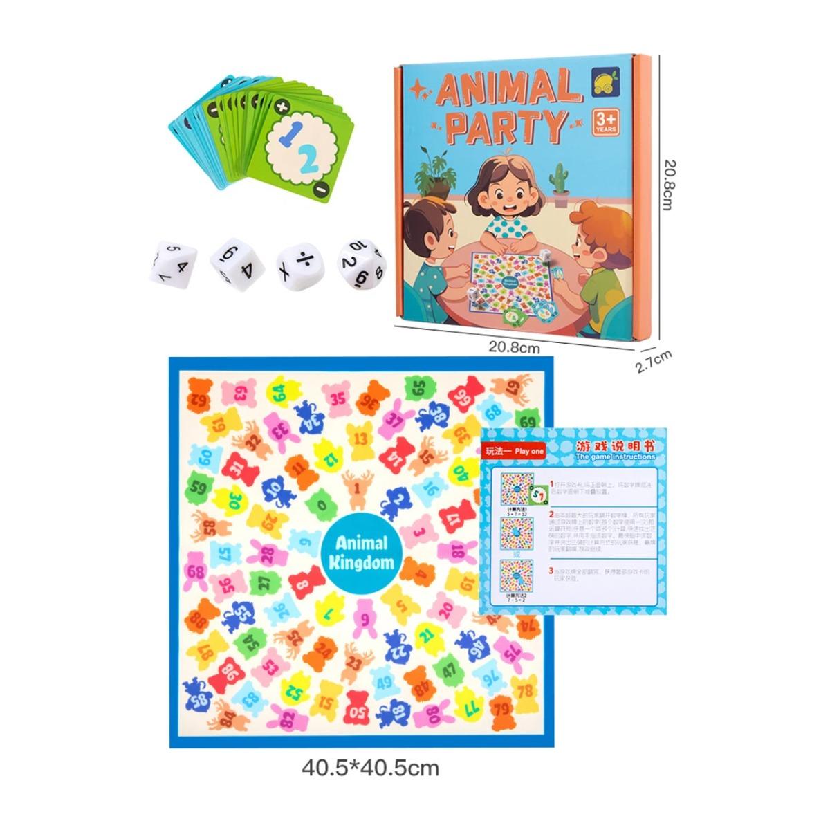

Math Thinking Board Games Kids Toys Montessori Arithmetic Educational Shape Matching Social Games Parent-child Interactive Games