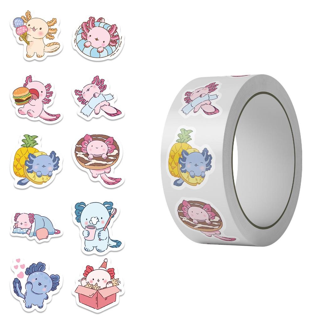 Cartoon Festival Gift Stickers - 500/Roll for Journals and Sealing