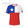 Fashion Women's T-Shirt Chilean Flag Comoros Cote Diva Flag Pattern 3D Printing Comfortable Sports Men's Short Sleeves