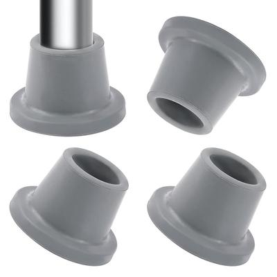 New Rubber Shower Chair Leg Caps Heavy Duty 28.6MM Shower Chair Leg Cover Grey Non Slip Tips Bath Seat Stools