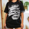 Moda Estiva 2026 T-shirt Trendy Retrò Anni '90 T-shirt di Jungkook, Jungkook Copre gli Occhi Kpop Fan T-shirt Bootleg, Regalo per Donna e Uomo