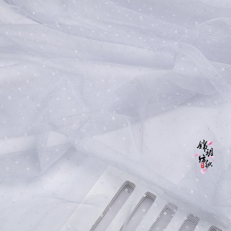 Ύφασμα Φόρεμα Μόδας Γυναικείο Δαντελωτό Δίχτυ με Πουά