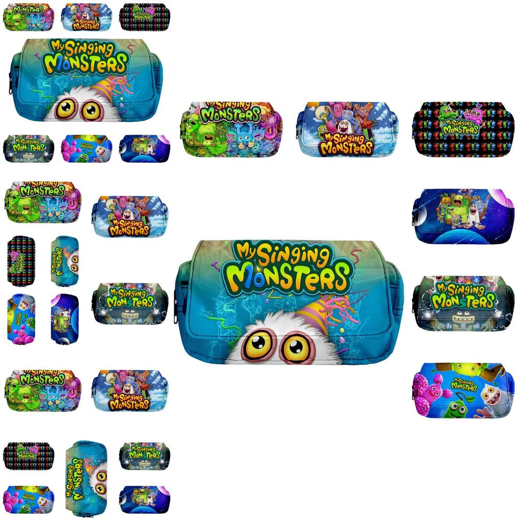 My Singing Monsters Double-layer Pen Pouch For Students