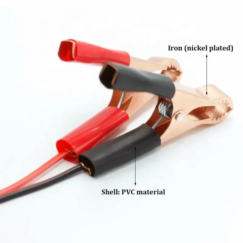 Battery Terminal Clip-on Vehicle Car Cigarette Lighter Socket Female Adapter 12V 10A Alligator Clips Extension Cord