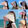 Summer Uv Protection Sun Hat With Wide Brim And Shell Shaped For Women In Breathable Ice Silk Fabric