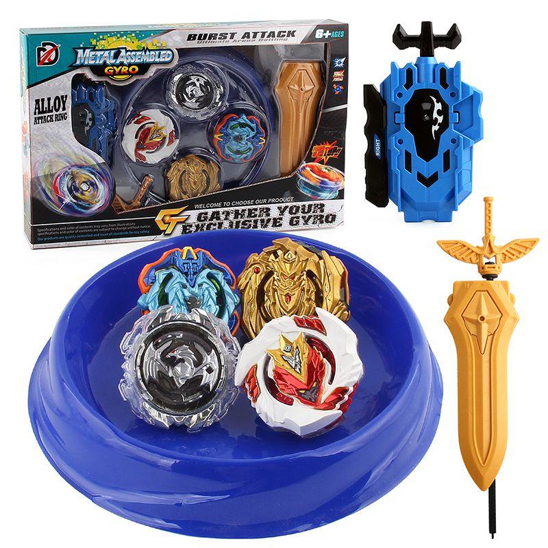 Burst Fight Beyblade Set Gyroscope Featuring High Combat-effectiveness And Multicolor Design For Kids Xmas Gift Toys