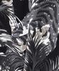 AVIREX ALOHA SHIRT TIGER & PALM TREE Men's M 010 Black 783-5123006