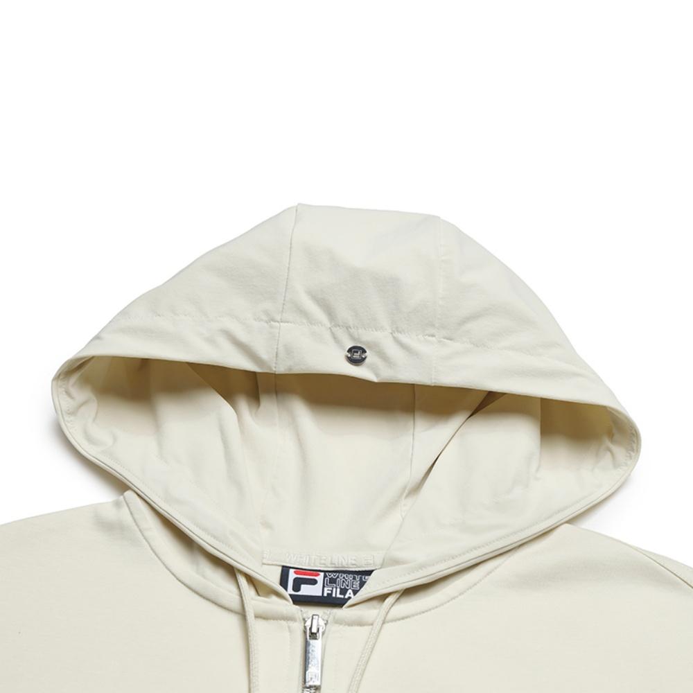 Fila White Fashion Classic Simple Casual Versatile Comfortable Knitted Hooded Jacket Women Jacket F61W533501FIV