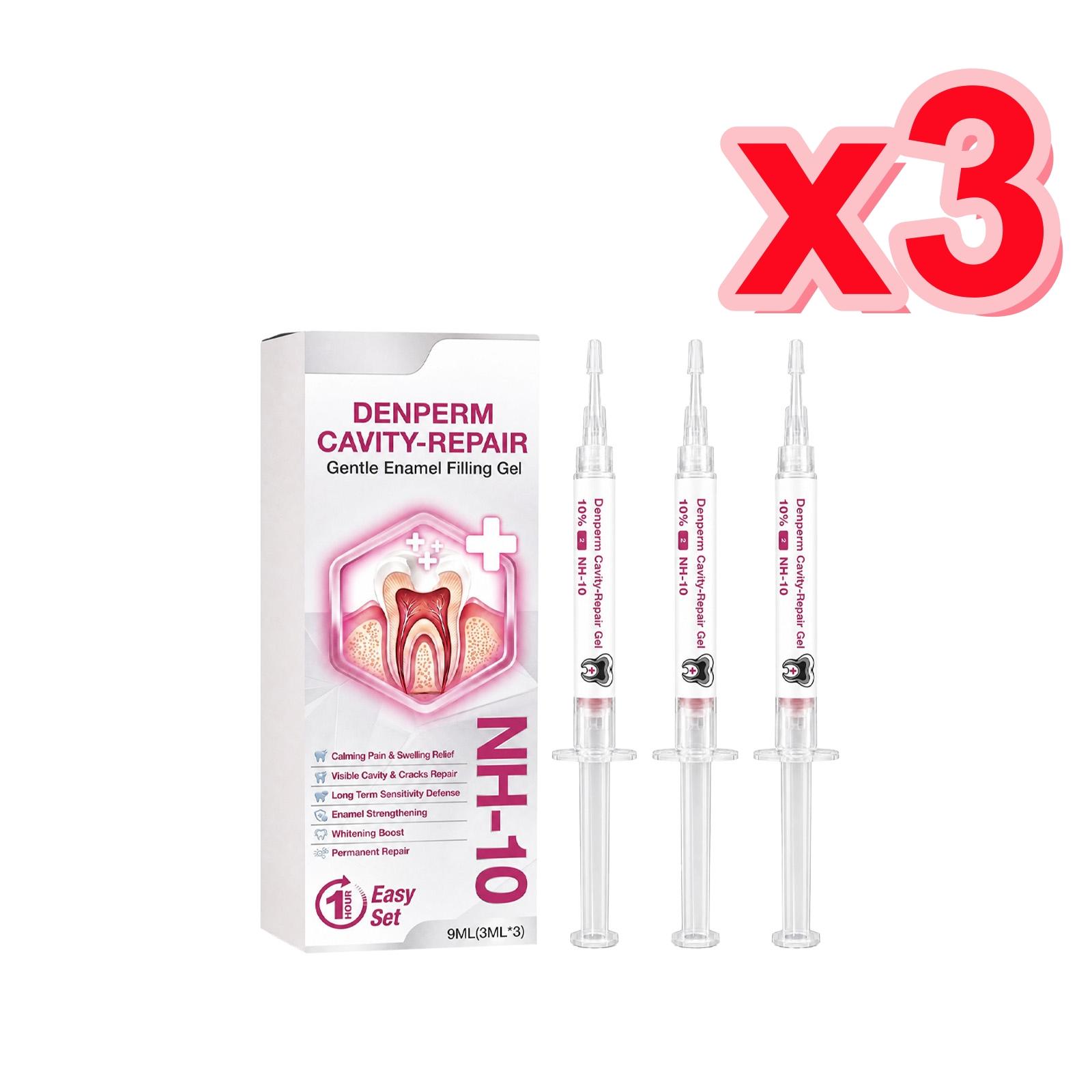 Sada gélov na starostlivosť o zubnú sklovinu Oprava zubov Ochrana Posilnenie skloviny Denná ústna hygiena Povrch zubov Obnova kazov Sérum 3BOXES