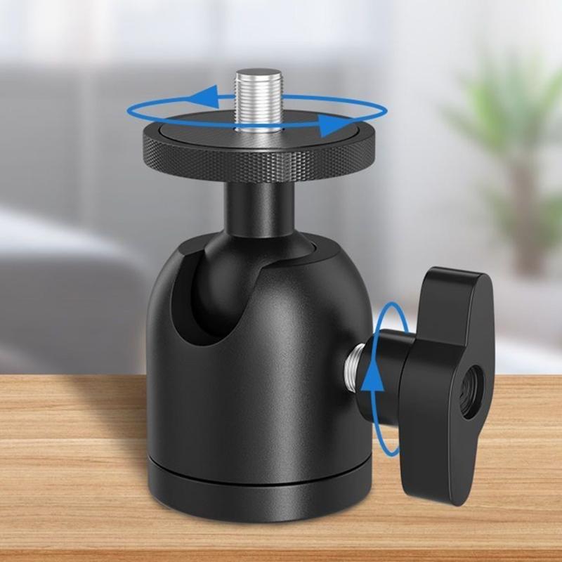 Adjustable Projector Mount Projector Stand Wall Mount Metal Projector Stand with 1/4inch Screw Adapter for Home Office