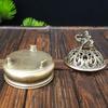 1pc Portable Alloy Elephant Tripod Feng Shui Incense Disc Burner, Incense Chip Burner Mini Antique Home Decor (Without Incense)