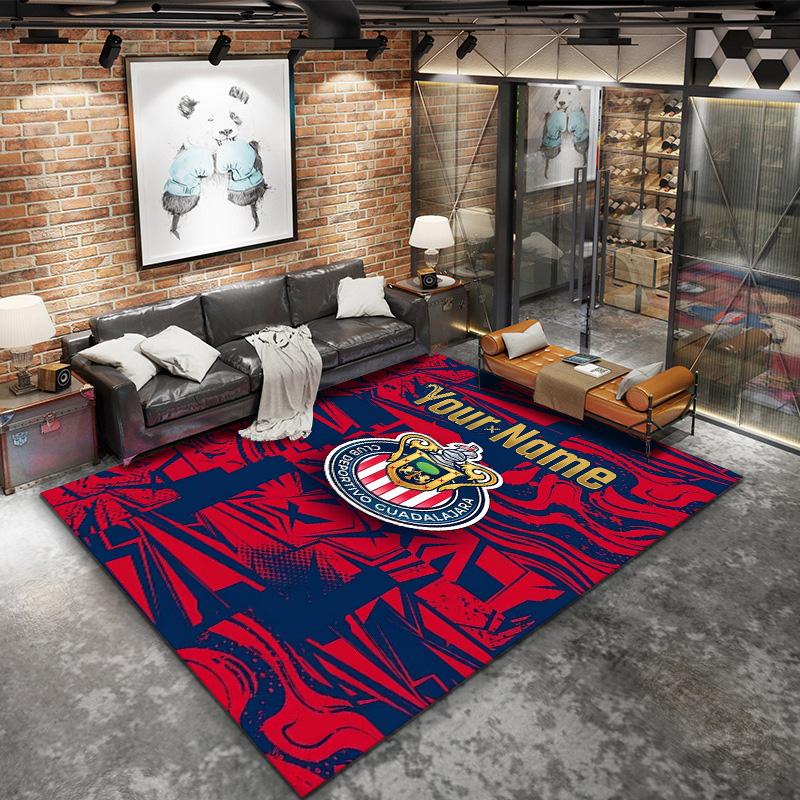 Chivas Crest Fan Gear Custom Name Carpet Rug For Living Room Bedroom Home Sofa Decoration Kids Play Nonslip Floor Mat