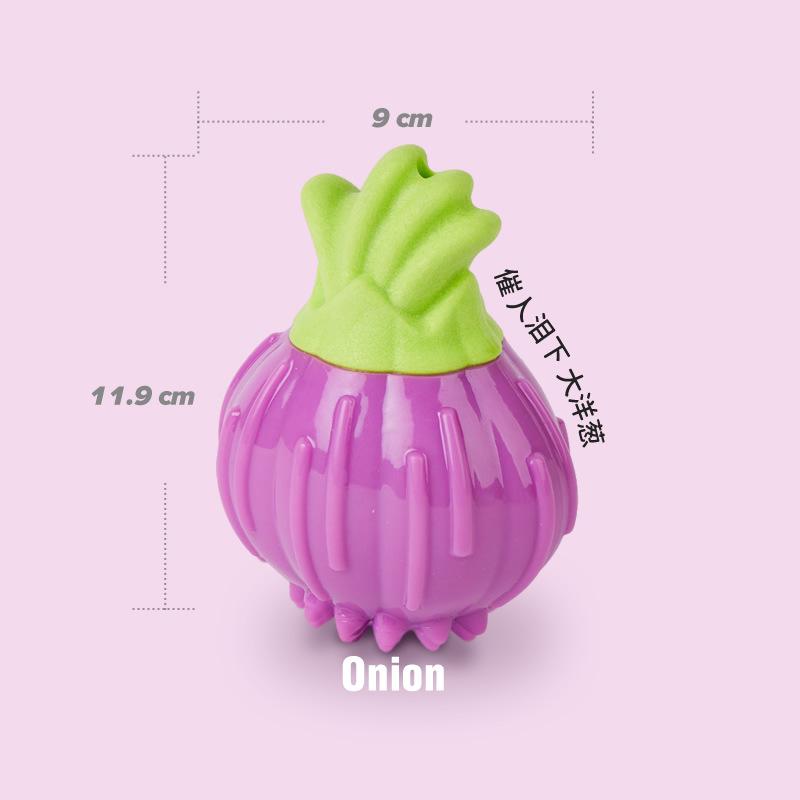 FOFOS Fu Li Vegetable Squeaky Durable Dog Toys for Golden Retriever, Corgi, Teddy - Chewable Cabbage Design