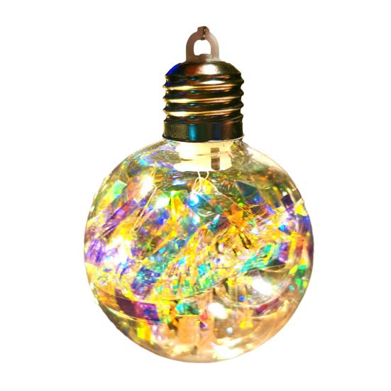 Julepynt LED Lyskuler Mykt Ambient Lys Knusesikker PVC Julelys Festlig Opplyst Kule