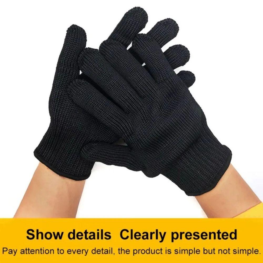 1 Pair 5 Cut Proof Anti-Cut Gloves Safety Protection Work Gloves  Industry