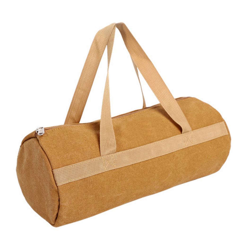 Tent Stake Bag Waterproof Dustproof Canvas Tent Pole Bag Portable Pegs Tool Storage Bag for Camping Hiking Outdoors