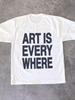 Art Is Everywhere Graphic T-shirt Vintage Women's Y2k Punk Casual T-Shirt Women Gothic Tops Tee Streetwear Unisex Plus Size