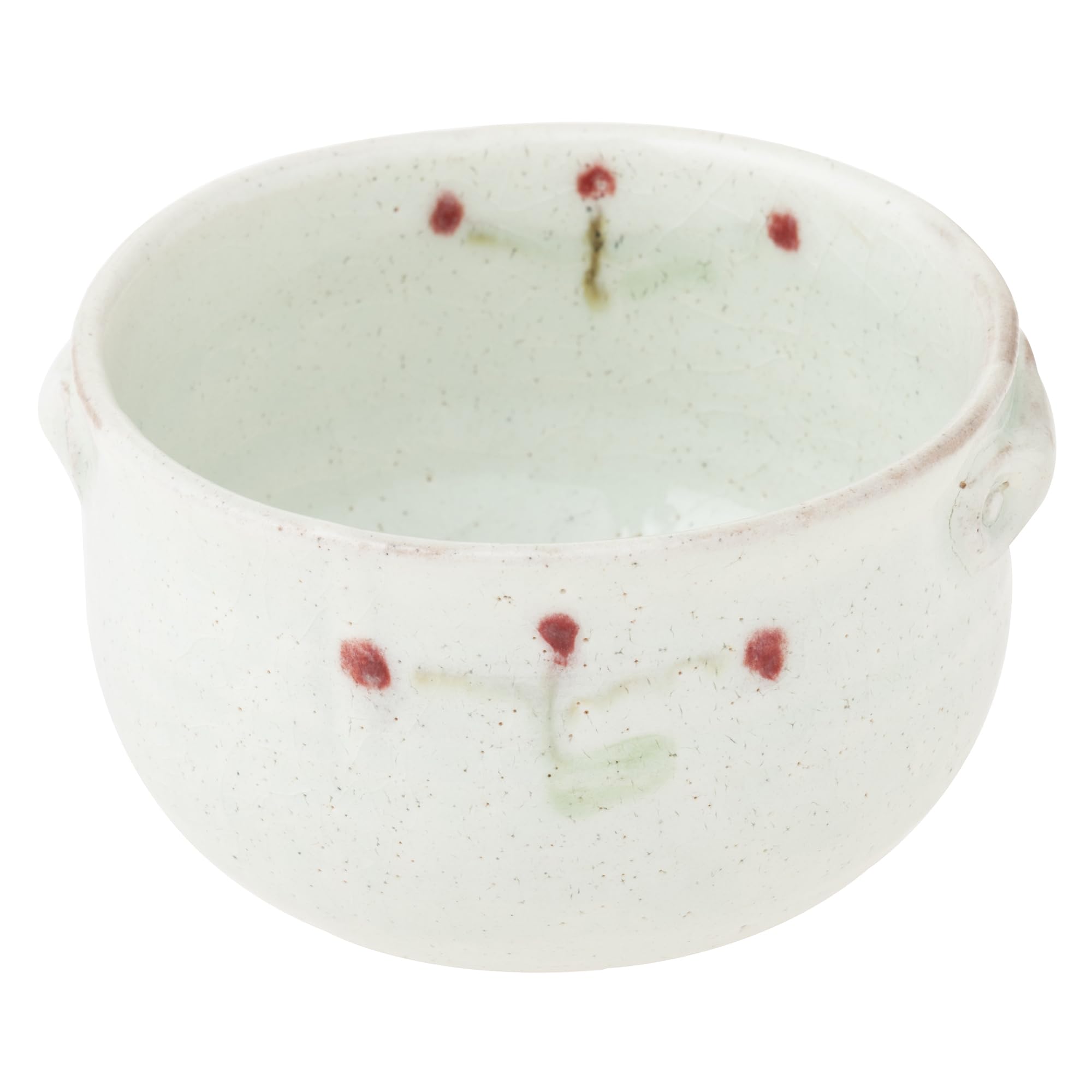 

Marui Seito Shigaraki Ware Hechimon Soup Cup, 380ml Capacity, Ware Moko White, 3-4164