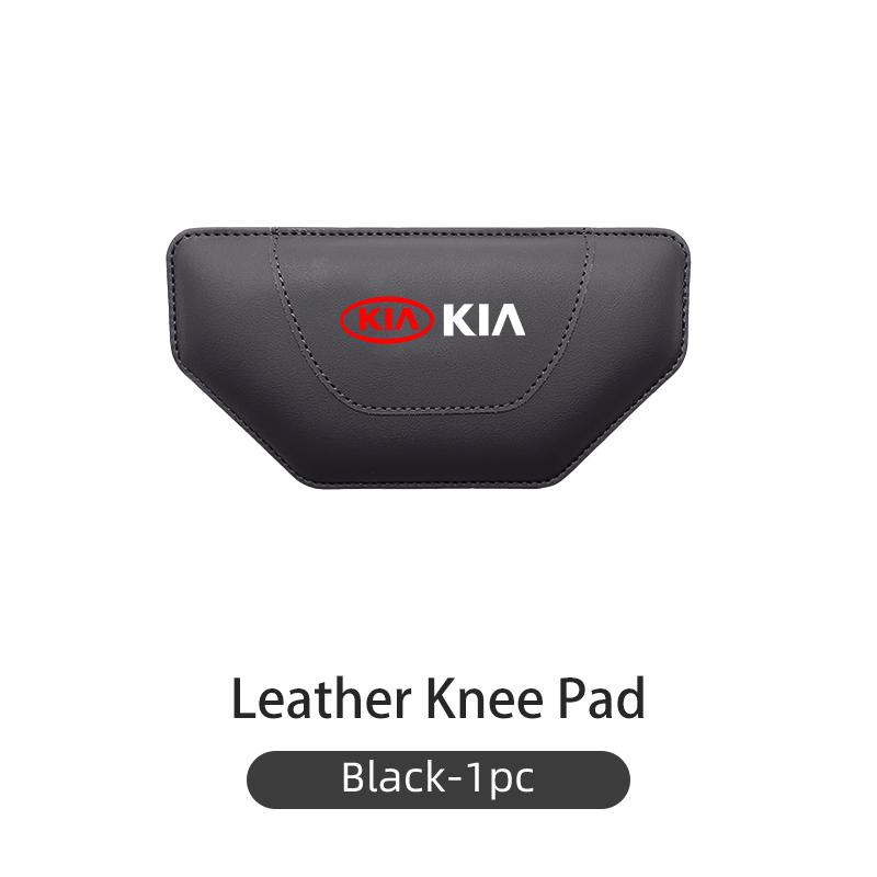 AAOI1 For KIA Car Leather Knee Pad Leg Pad Hand Inside Armrest Leg Pad Support Accessories Sorento Stinger Soul Spectra Niro Cadenza