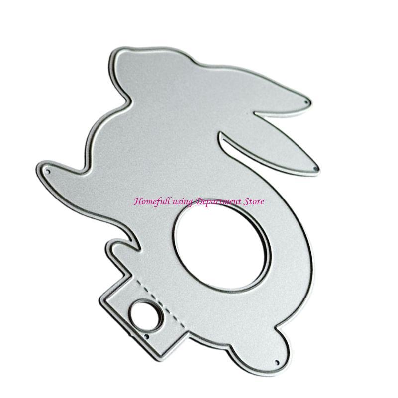 Bunnies Cutting Dies Scrapbooking Stencils Carbon Steel Die Cut Templates for Card Making Packaging Decoration