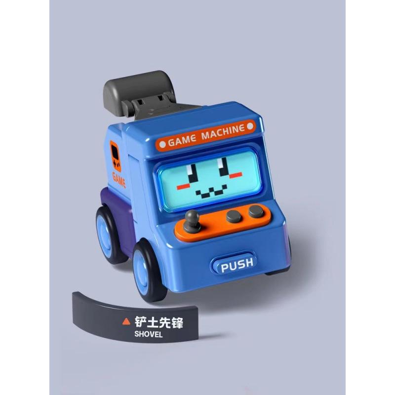 

Детская машина-робот, деформирующая столкновение, вращающаяся машина, инерционная скользящая инженерная машина, устойчивая к падениям, развивающие игрушки для мальчиков синий