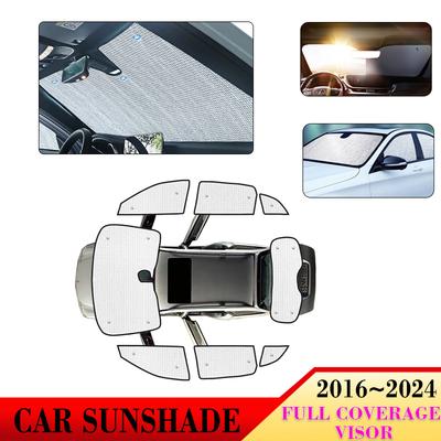 Car Sunshades For Renault Koleos Samsung QM6 MK2 201Windshield Side Window Anti-UV Sun Protector Sunshade Car Accessories