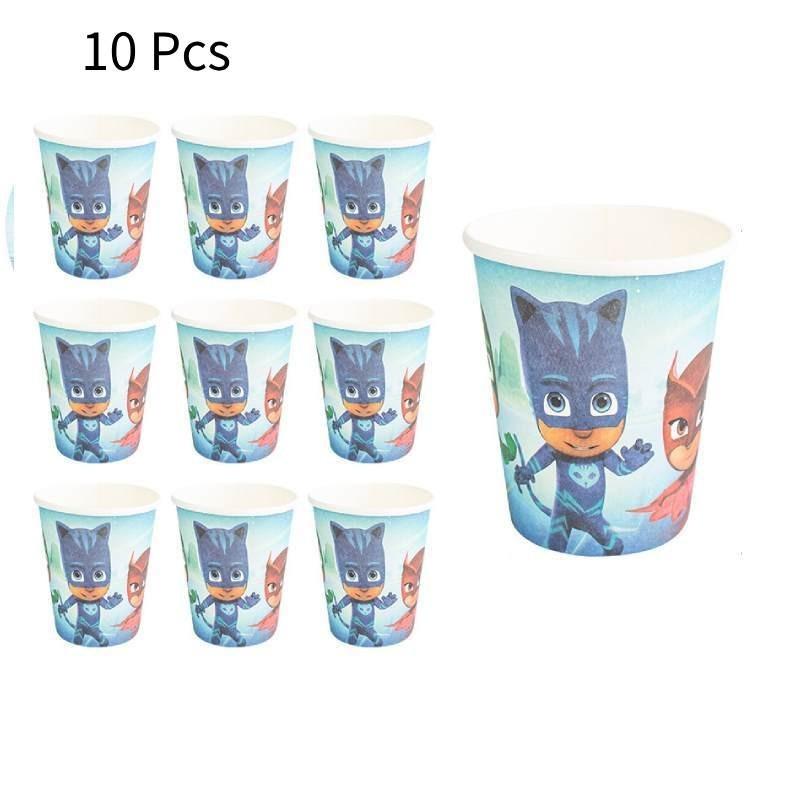 Cartoon Children's Birthday Party Disposable Tableware Set Decorations